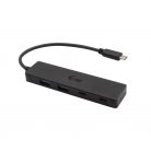 I-TEC 4-port USB-C Metal 2xUSB 3.0+2xUSB-C Hub Black