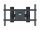 Gembird WM-75ST-02 Full-motion TV wall mount 32”-75” Black