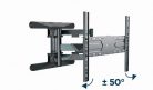 Gembird WM-80ST-01 Full-motion TV wall mount 40”-80” Black