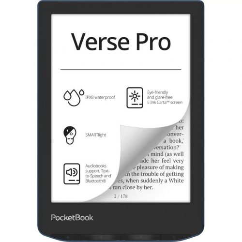 PocketBook 634 Verse Pro 6" E-book olvasó 16GB Azure