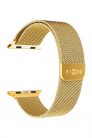 FIXED Mesh Strap for Apple Watch 42/44/45mm, gold, Okosóra kiegészítő