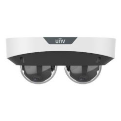   Uniview 2x2MP kétlencsés Multiview dómkamera, 2x2,8mm-es objektívvel, 2db beépített mikrofonnal