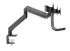 Gembird MA-DA3-03 Desk mounted adjustable monitor arm for 3 monitors 17"-27" Black