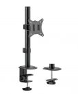 Gembird MA-D1-02 Desk mounted single monitor arm 17”-32” Black