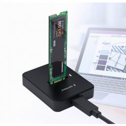   Gembird Desktop USB Type-C M.2 SATA NVME SSD Docking Station Black