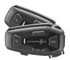 Interphone U-COM8R Bluetooth headset for closed and open helmets Twin Pack