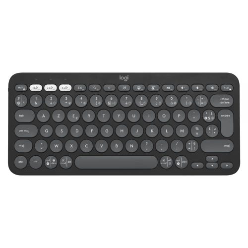 Logitech K380s Pebble Keys 2 Bluetooth Keyboard Tonal Grapphite US