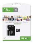 PNY 16GB microSDHC Performance Plus Class 10 + adapterrel