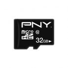 PNY 32GB microSDHC Performance Plus Class 10 + adapterrel