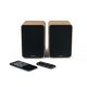 Thomson WS602DUO Bluetooth Bookshelf Speaker Wood