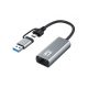 LevelOne USB-0423 2.5 Gigabit Ethernet 2-in-1 USB-C/A Network Adapter