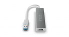 INCA IUSB-03T Hub X4 USB 3.0 + Ethernet RJ45 10/100/1000 Multiplexer Aluminium Silver