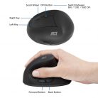 ACT AC5101 Wireless Ergonomic Mouse Black