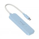 j5create Eco-Friendly USB-C to 4-Port Type-C & Type-A Gen 2 Hub Cyan