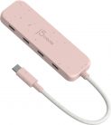 j5create Eco-Friendly USB-C to 4-Port Type-C Gen 2 Hub Earth Rose