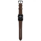 Nomad  Traditional Band Apple Watch Ultra 2/1 (49mm) 9/8/7 (45mm)/6/SE/5/4 (44mm)/3/2/1 (42mm) Silver/Brown