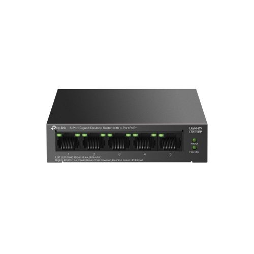 TP-Link LS105GP 5-Port Gigabit Desktop Switch with 4-Port PoE+