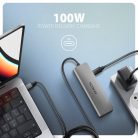 AXAGON HMC-5H USB-C 5Gbps 5in1 hub Silver