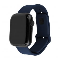   FIXED Sporty szilikon szíj az Apple Watch Ultra 49mm-es okosórákhoz , kék