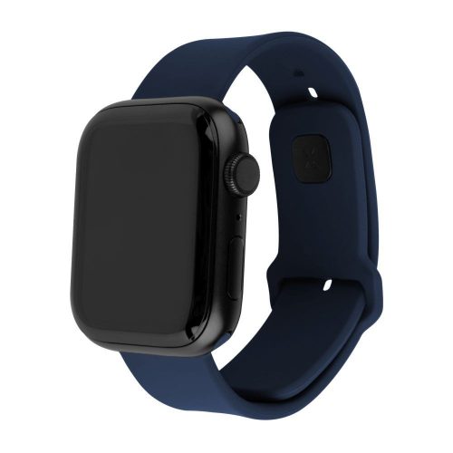 FIXED Sporty szilikon szíj az Apple Watch Ultra 49mm-es okosórákhoz , kék