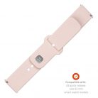 FIXED Sporty szilikon szíj gyors kioldóval 22mm for Smartwatch, pink