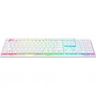 Razer DeathStalker V2 Pro Clicky Optical Purple Switch Keyboard White US