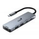 Genius UH-500 USB-C to HDMI 2xUSB3.0 USB-C 100W PD Grey