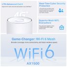 TP-Link Deco X10-4G 4G+ AX1500 Whole Home Mesh WiFi 6 Gateway (1-PACK)