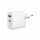 Gembird 2-Port 20W USB Fast Charger White