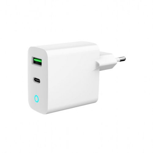 Gembird 2-Port 20W USB Fast Charger White