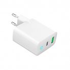 Gembird 2-Port 20W USB Fast Charger White