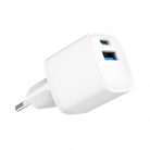 Gembird 2-Port 20W USB Fast Charger White