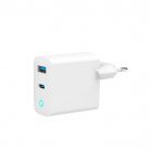 Gembird 2-Port 30W USB Fast Charger White