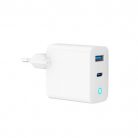 Gembird 2-Port 30W USB Fast Charger White