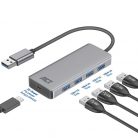 ACT AC6121 4-portos USB3.0 HUB Grey