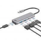 ACT AC6125 4-portos USB3.0 HUB Grey