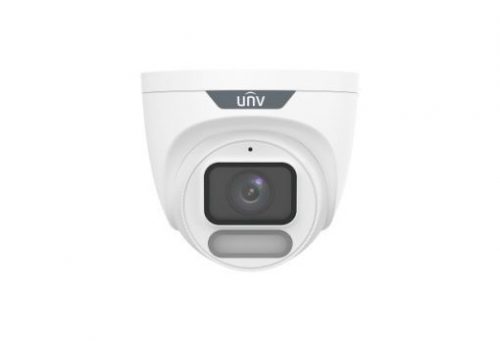 Uniview Easystar Colorhunter 4MP OwlView Wise-ISP turret dómkamera, 2.8mm fix objektívvel, mikrofonnal