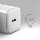 AXAGON ACU-PD20W PD3.0 & QC4+ Wall Charger 20W White