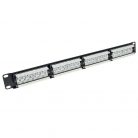 ACT 24-port Patch Panel 1U Black