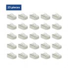 ACT CAT6A pass-through shielded modular RJ45 connector