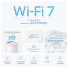 TP-Link Deco BE65 BE11000 Whole Home Mesh WiFi 7 System