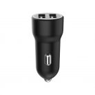 Gembird 2-Port USB Car Charger 3.1A Black