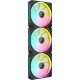 Corsair iCUE LINK LX120 RGB 120mm PWM Tripple Pack Black