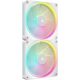 Corsair iCUE LINK LX140 RGB 140mm PWM Dual Pack White