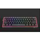 Redragon Fizz Pro black, wired&2.4G&BT Mechanical Keyboard, RGB, red switch Black HU JAVÍTOTT!