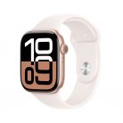 Apple Watch S10 GPS 42mm Rose Gold Alu Case with Light Blush Sport Band M/L