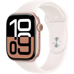   Apple Watch S10 GPS 42mm Rose Gold Alu Case with Light Blush Sport Band S/M