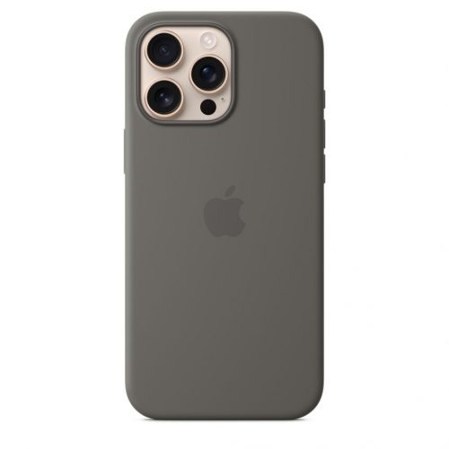 Apple iPhone 16 Pro Max Silicone Case with MagSafe Stone Gray