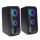 Audiocore AC845 Bluetooth Stereo Speakers Black