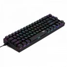 Redragon Deimos, Wired & Wireless Mechanical keyboard, RGB, red switch Black HU Javított